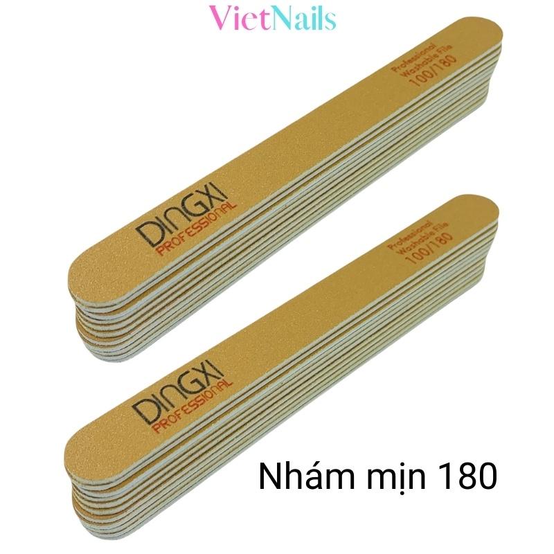 Dụng Cụ Làm Móng Tay Cho Thợ Nail Chuyên Nghiệp Gồm Hai Cây Dũa Móng Tay DINGXI Bản Rộng 19mm