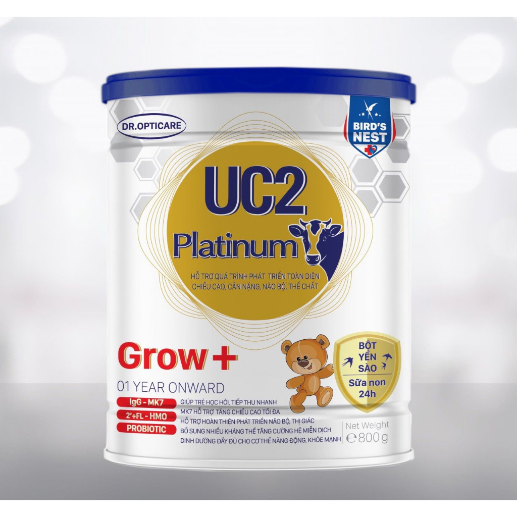 Sữa công thức UC2 Platinum Grow+ lon 800g