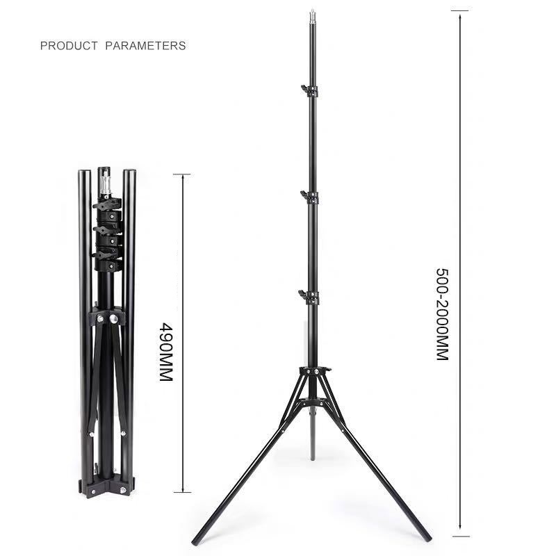 Chân đèn TRIPOD 2m1 GẤP NGƯỢC gọn nhẹ tiện lợi