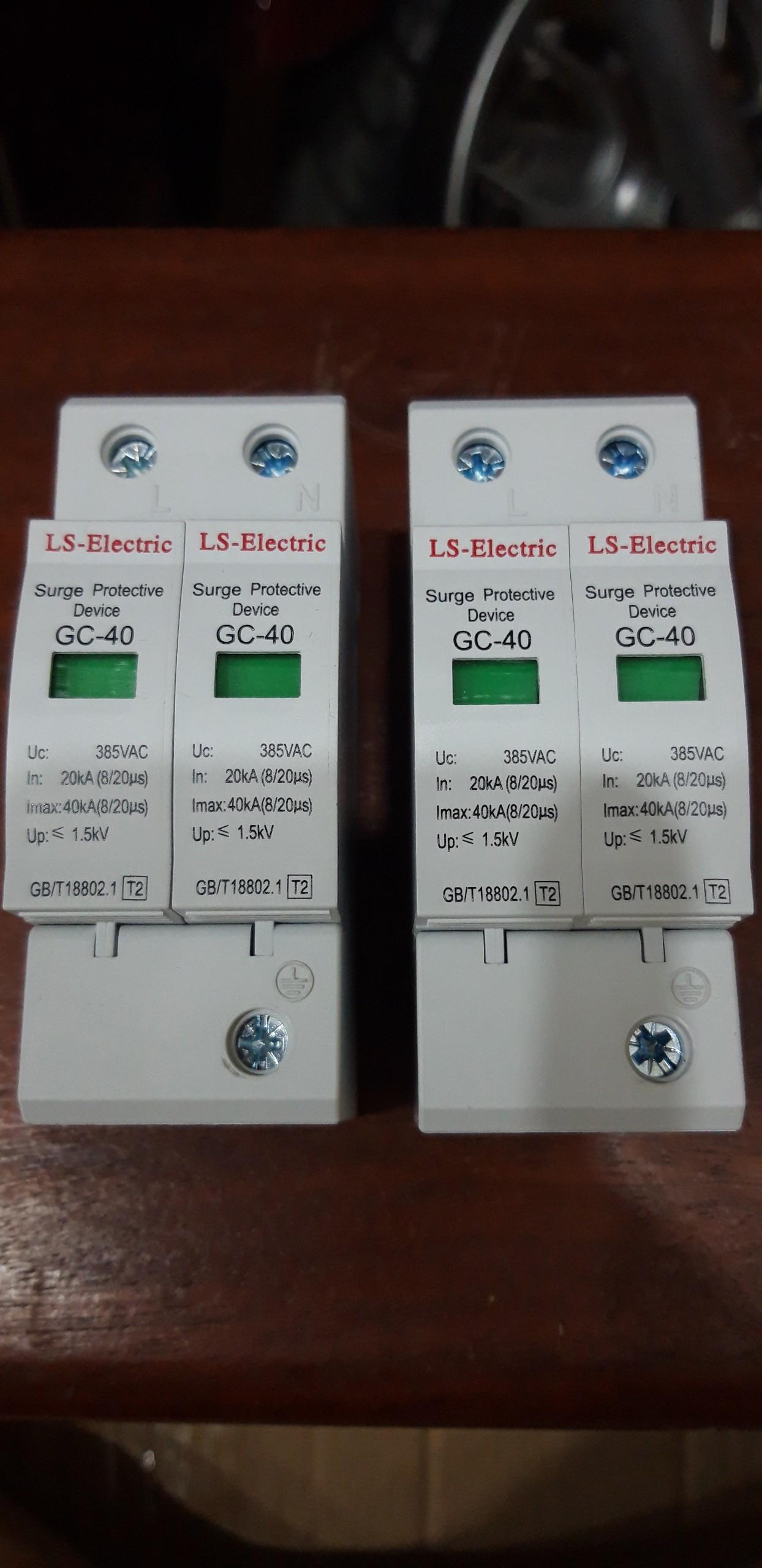 Thiết bị chống sét AC 385V 2P-40KA LS-Electric bảo vệ chống sét lan truyền