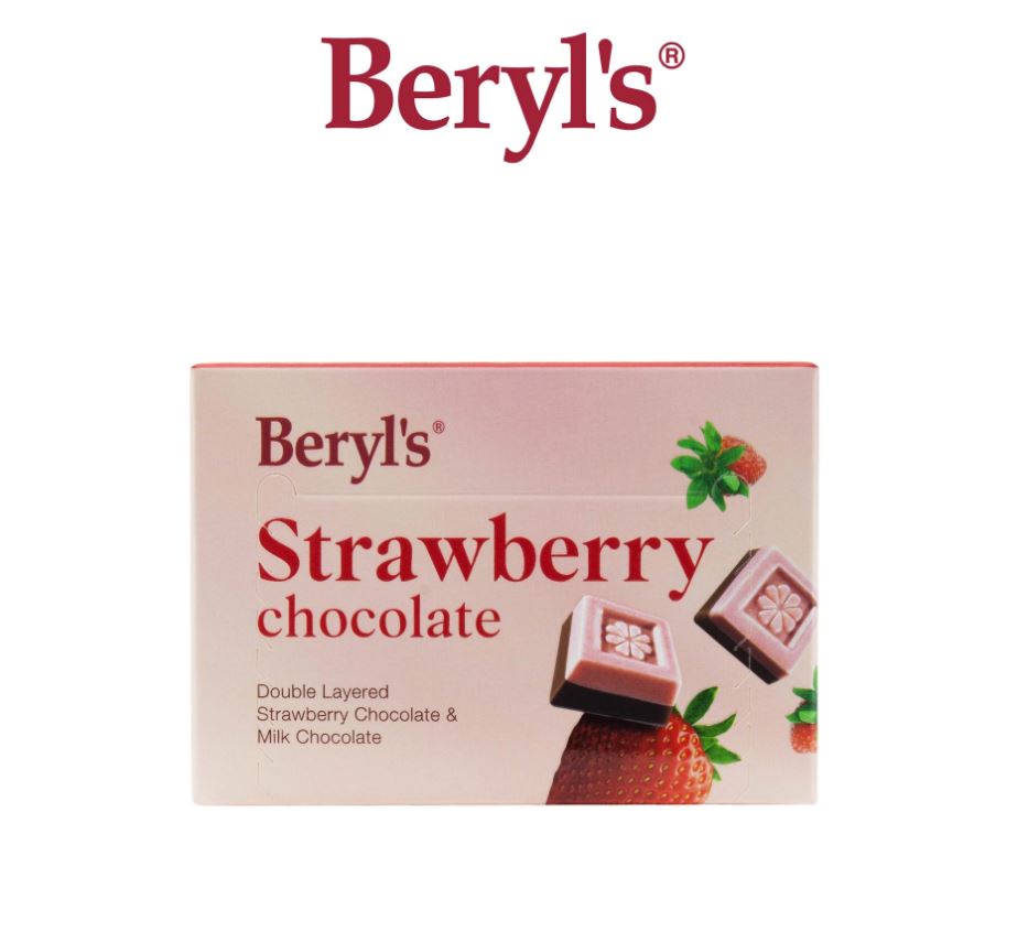 Socola dâu Beryl's 60g - Beryl's Strawberry &amp; Milk Chocolate