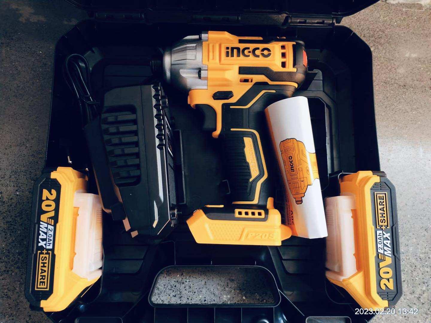 MÁY VẶN SIẾT VÍT DÙNG PIN 20V INGCO CIRLI2017 - HÀNG CHÍNH HÃNG