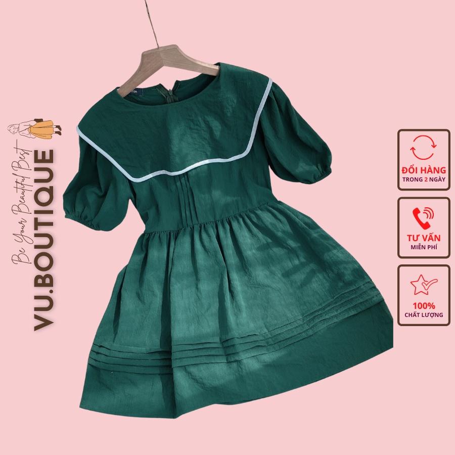 Đầm babydoll xanh thuỷ thủ
