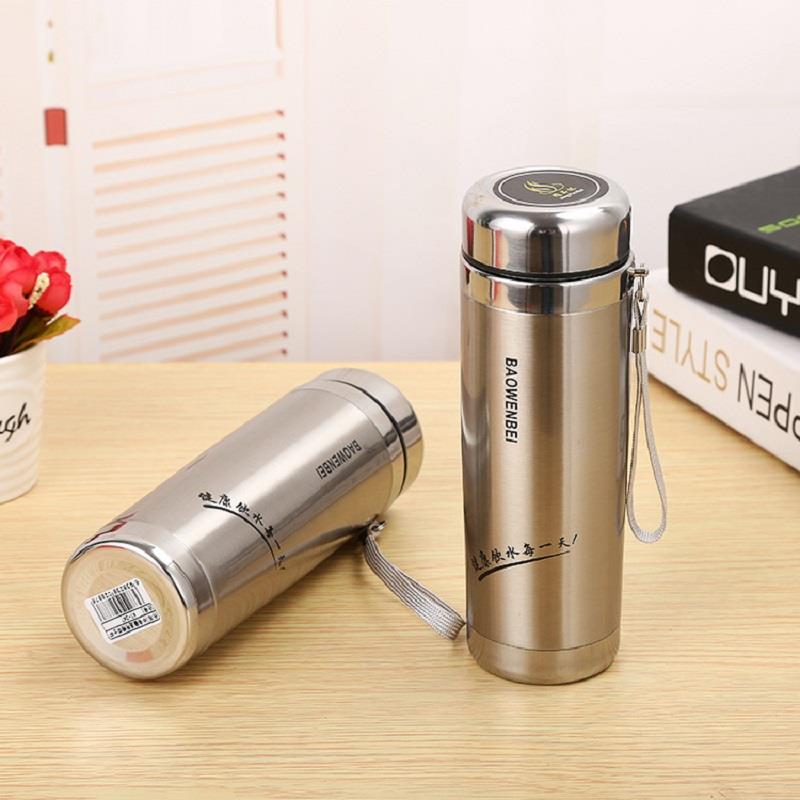 Cốc giữ nhiệt Inox 2 lớp CI-2360, Bình nước giữ nhiệt, Ly giữ nhiệt có quai xách