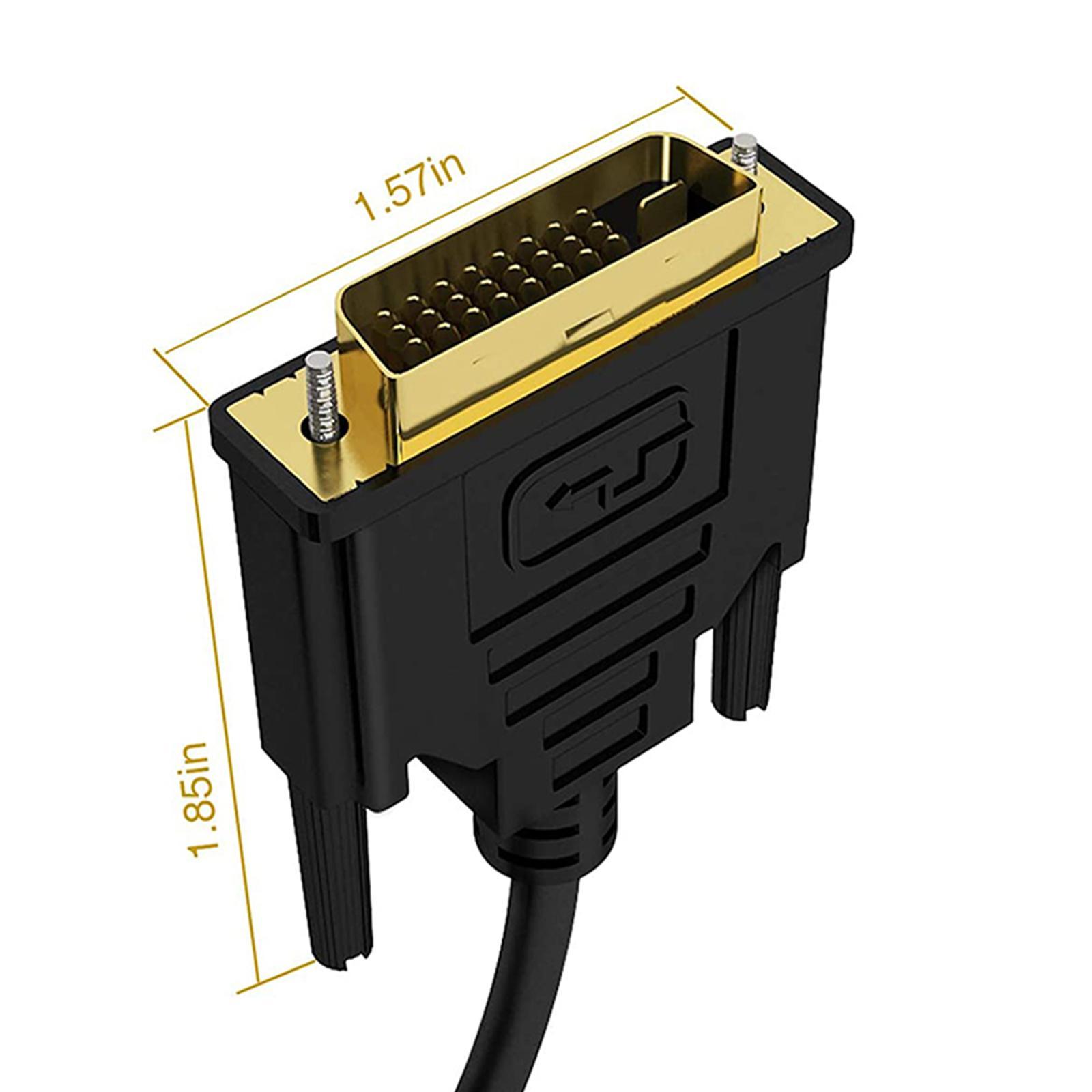 Dp Male to  Male Cable  1080P Plug and Play for Laptops