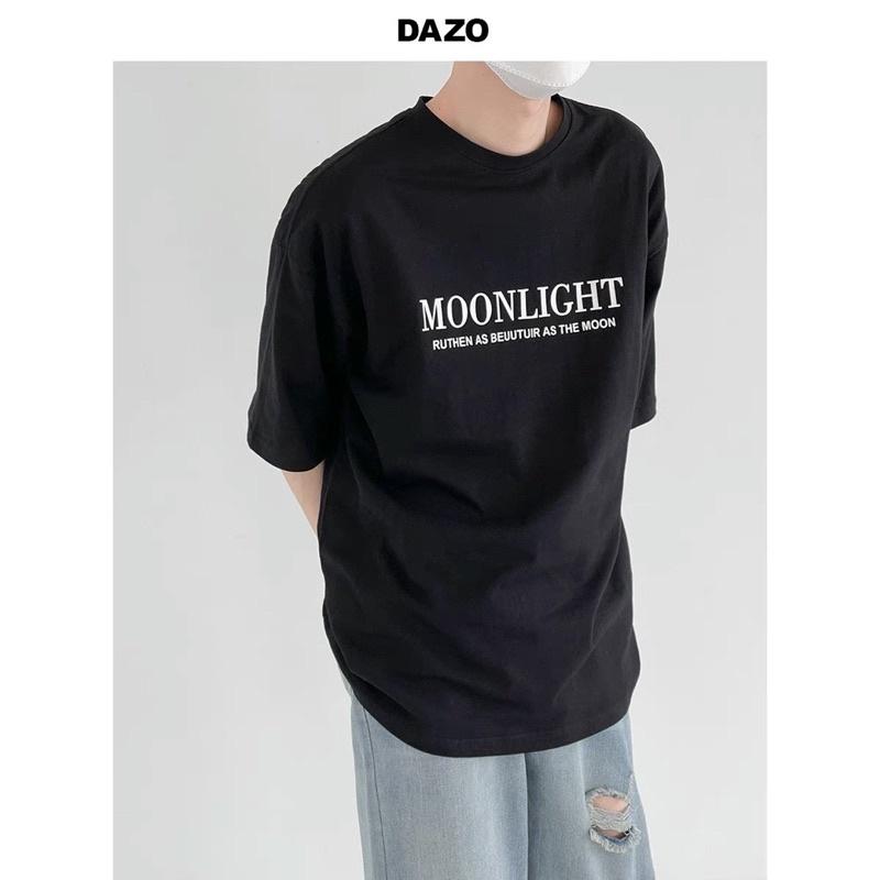 áo thun unisex tay lỡ moonlight