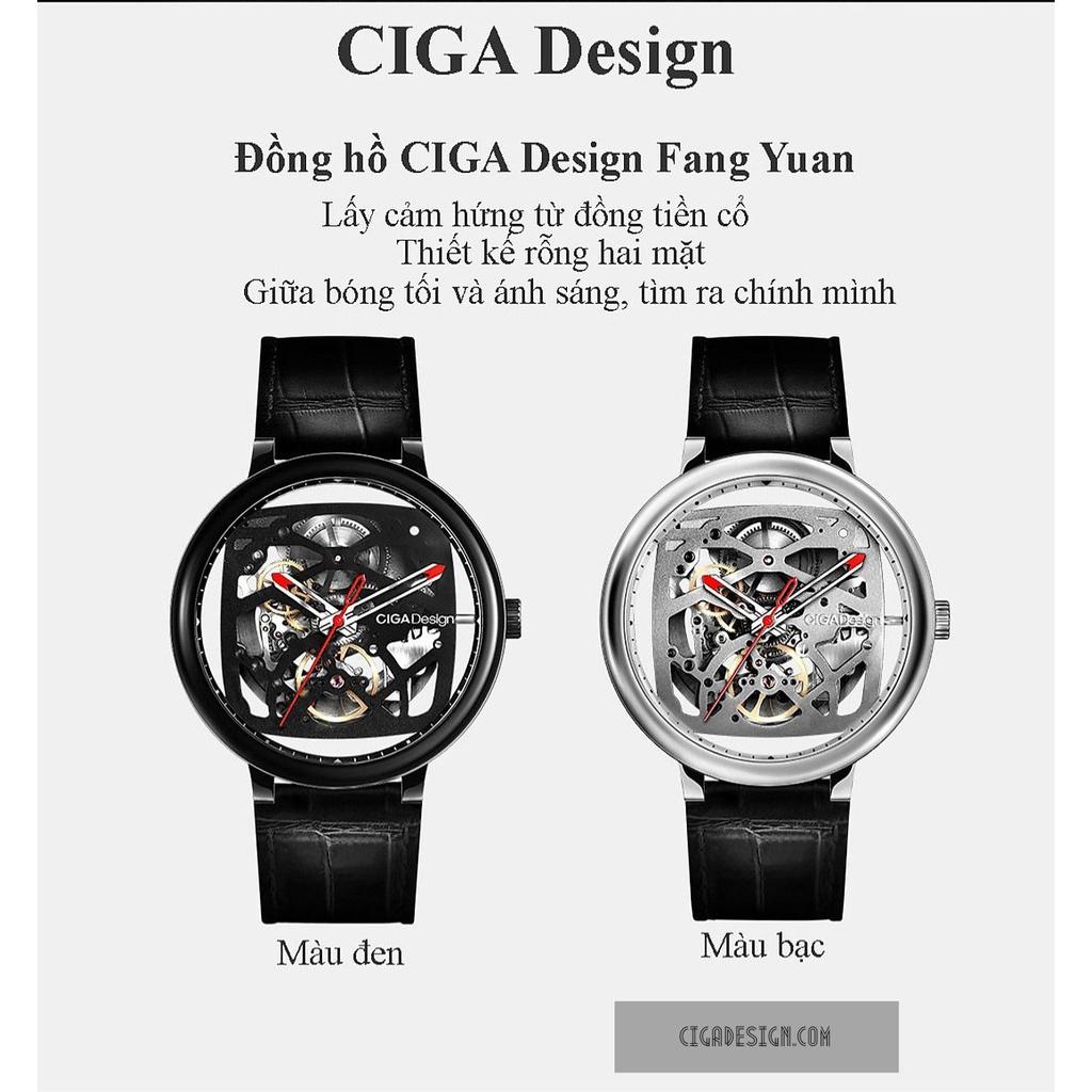 Đồng hồ cơ nam Xmi Ciga Design Fang Yuan - CIGADesigncom - Tmi4vn - Bảo hành 12 tháng