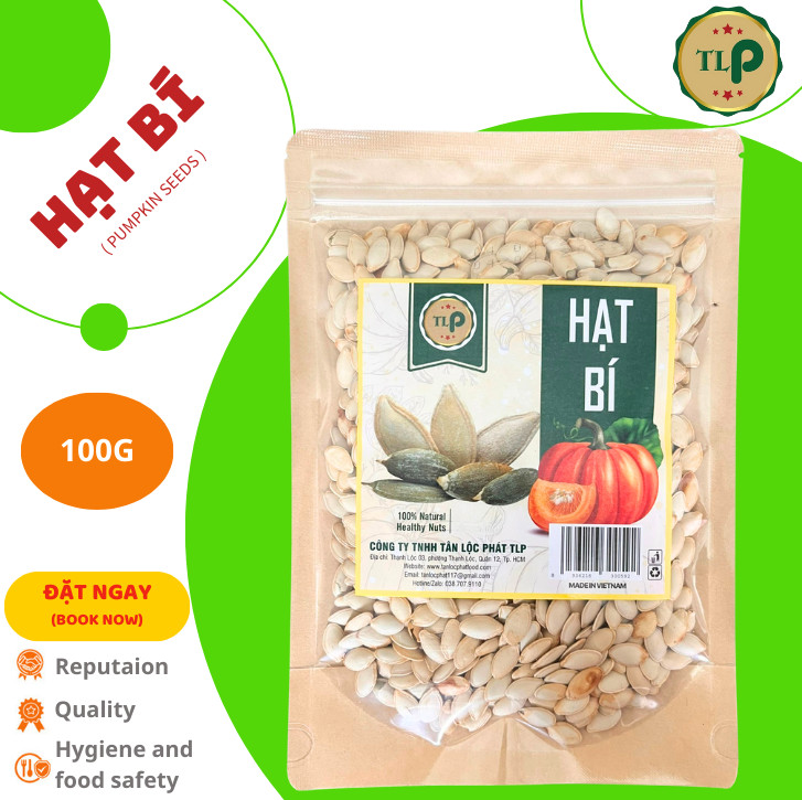 HẠT BÍ TRẮNG TÂN LỘC PHÁT - BỊCH 100G