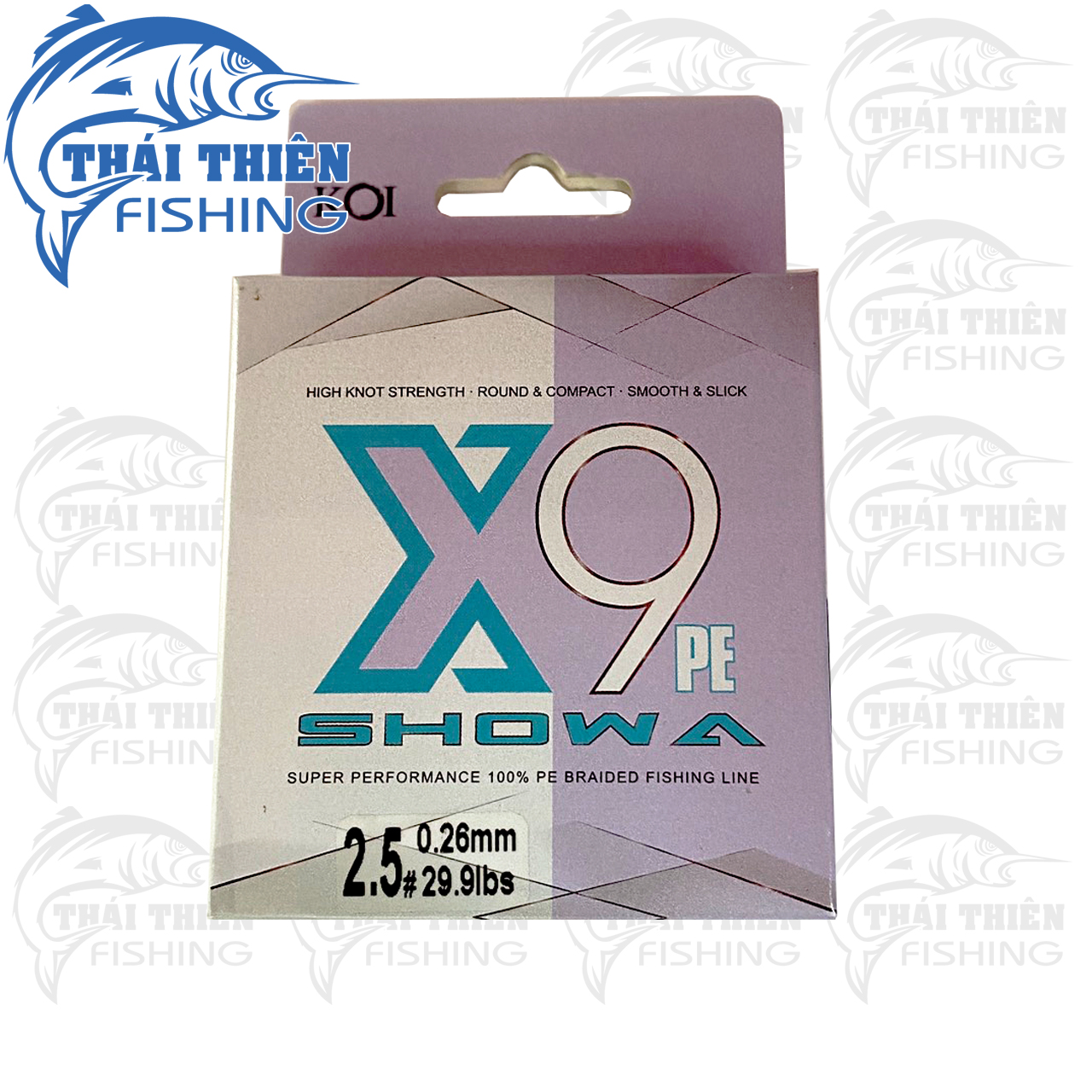Dây PE X9 Koi Showa Cuộn 20m Chuyên Dùng Làm Thẻo, Trục Câu Đài Săn Hàng