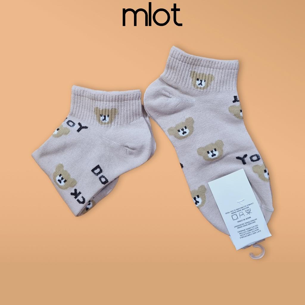 Vớ Tất nữ Cotton nhiều màu mẫu nhiều họa tiết Mẫu 2