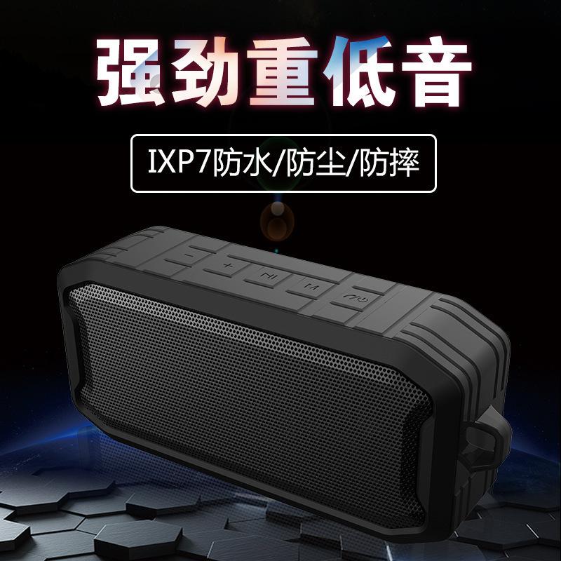 Vận Chuyển Nhanh Chóng Đi Bộ Đường Dài Di Động Không Dây Cấp 7 Loa Bluetooth Chống Nước Đi Xe Đạp Loa Siêu Trầm Sáng Tạo IPX7 Loa