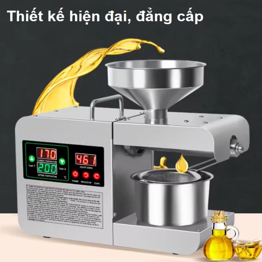 Máy ép dầu thực vật chuyên dụng thương hiệu cao cấp Septree X8S - Hàng Chính Hãng