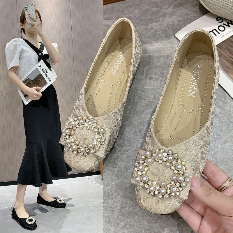 Giày Lười Đế Bằng Thiết Kế Mới Cao Cấp Thời Trang Dành Cho Nữ
