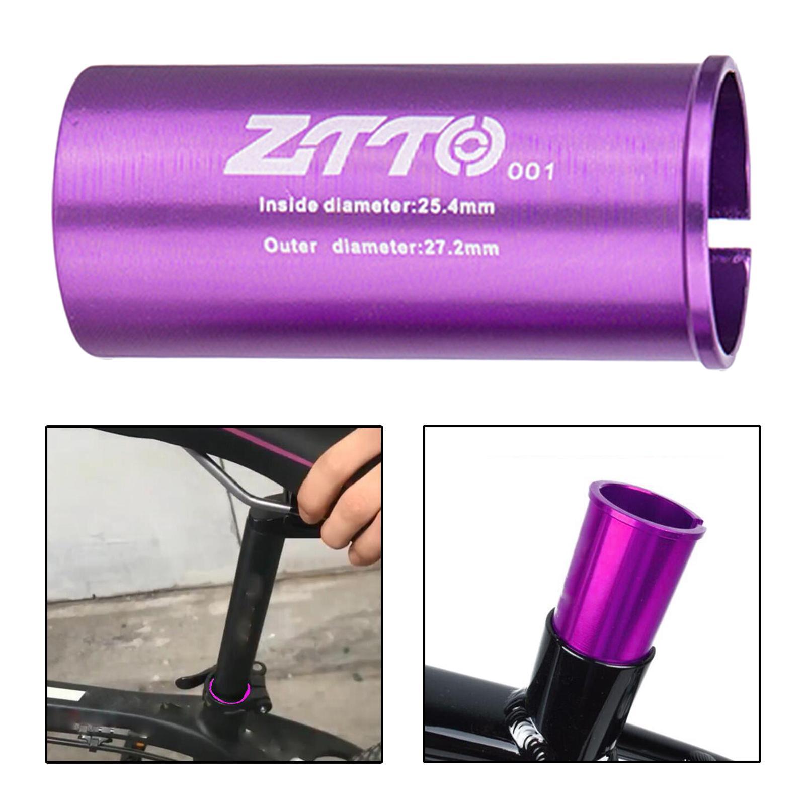 2x Seatpost Shim Seat Post Tube Sleeve Adapter 25.4mm 27.2mm 28.6mm 30.4mm 30.8mm 31.6mm 33.9mm 34.9mm for Mountain Bike,Road Bike,,BMX, Gear
