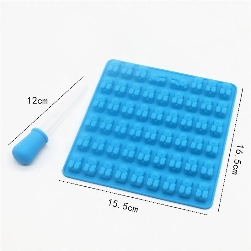 Khuôn Silicon Làm Bánh Kẹo Hình Gấu Xinh Xắn