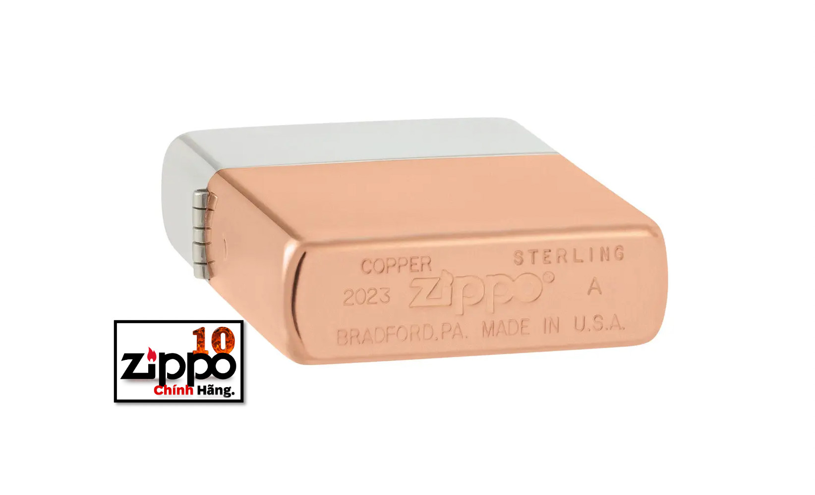 Bật lửa ZIPPO 48694 Bimetal (Copper Bottom) - Chính hãng 100%