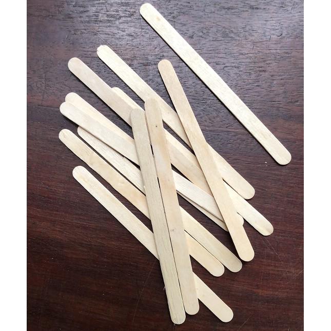 1 kg QUE GỖ WAX LÔNG vuốt cạnh đẹp 113mm 135mm 145mm 150mm quét phết wax tẩy lông nách lông chân