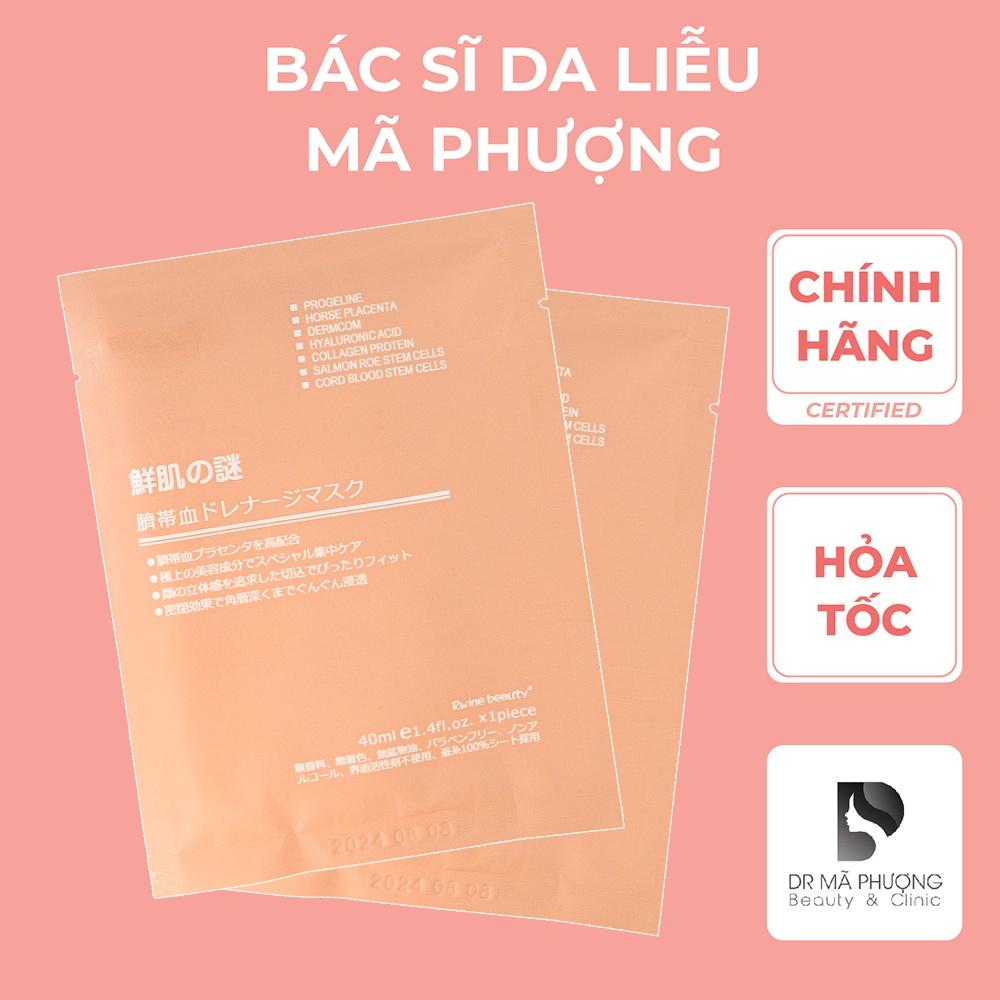 Mặt nạ nhau thai cừu Nhật Bản, mặt nạ giấy tăng sinh collagen - Hàng Chính Hãng (Combo 10 chiếc)