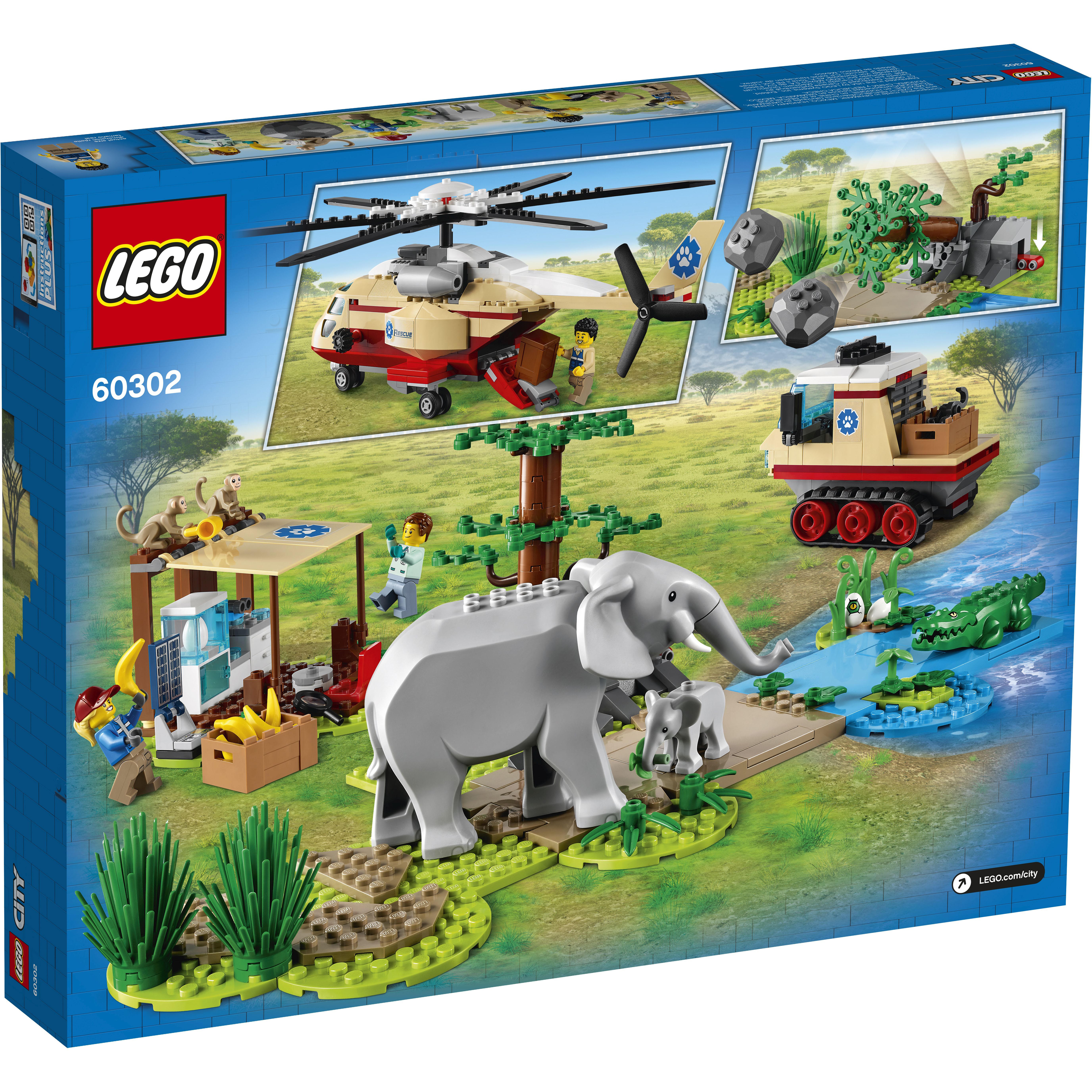 LEGO City 60302 Biệt đội cứu hộ động vật (525 chi tiết)