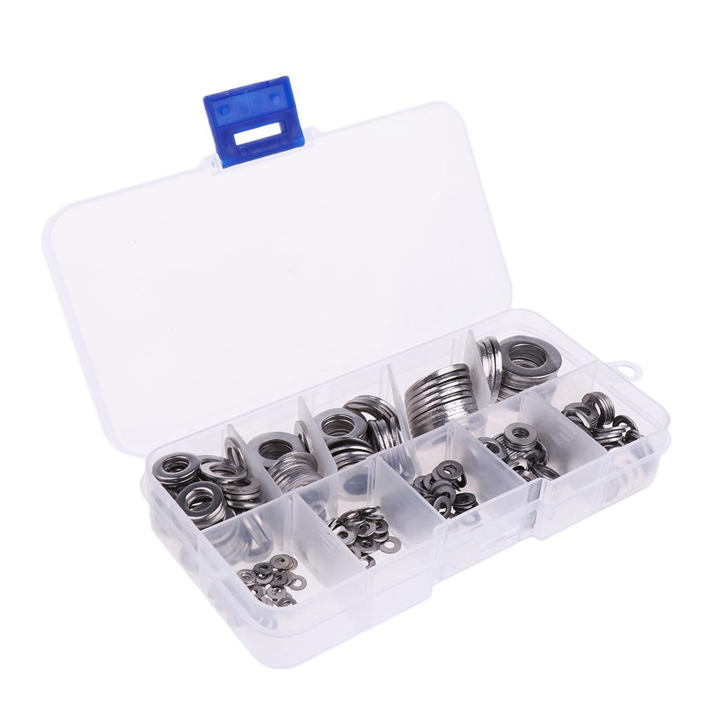 360 Miếng M2 M2.5 M3 M4 M5 M6 M8 M10 Tròn Thép Không Gỉ Phẳng Máy Giặt Cho Bu Lông Ốc Vít