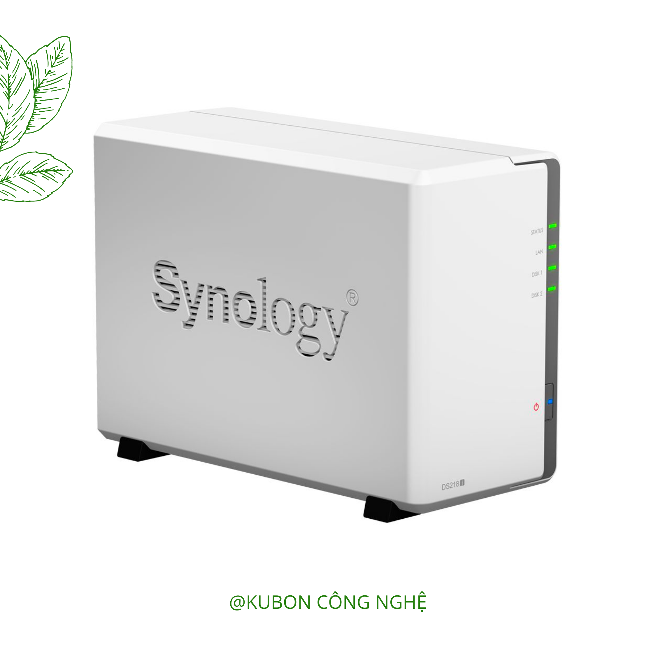 Synology DS220j model 2-bay thiết bị lưu trữ dữ liệu mạng - Hàng nhập khẩu chính hãng 100%