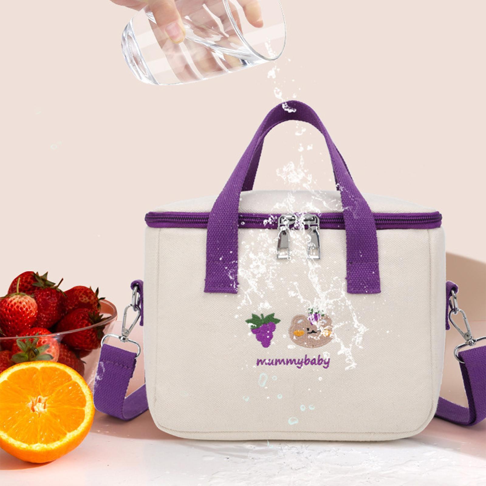 Portable lunch Storage Bag Insulated Lunch Box Thermal Insulated Bag Bento Storage Bag for Office Camping