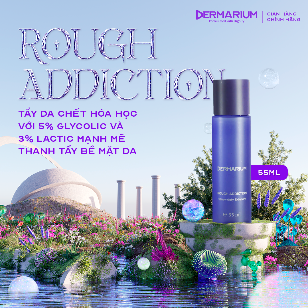 Toner Acid Làm Sạch Dermarium Rough Addiction 8% Glycolic &amp; Lactic Acid