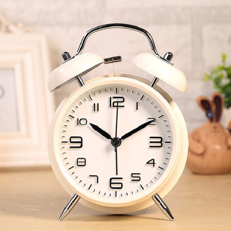 Đồng Hồ Để Bàn Quả Chuông Hẹn Giờ Trang Trí Nhà Cửa Có Đèn LED