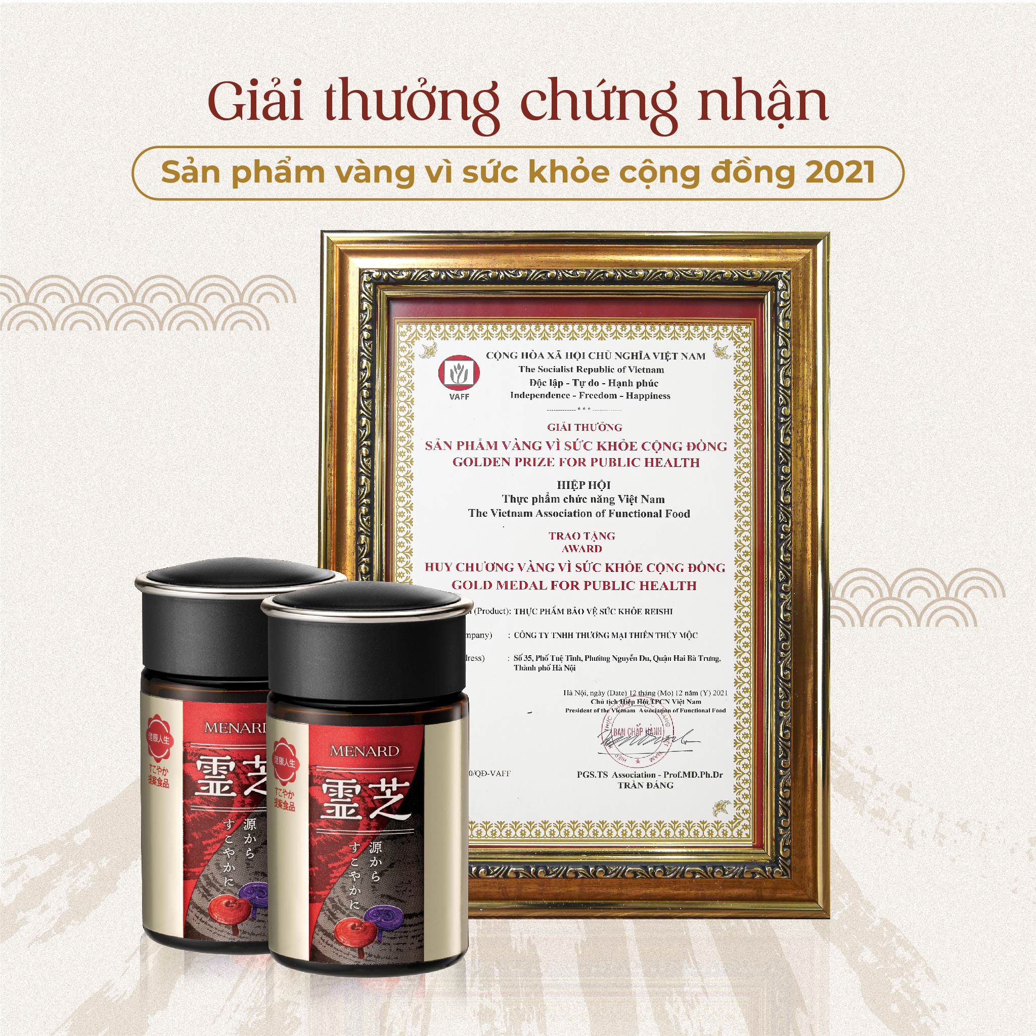 Combo 3 hộp Viên Uống Linh Chi Menard Reishi Tăng Đề Kháng