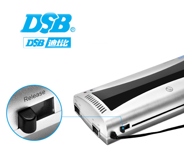 Máy ép nhựa DSB HQ-335/ép khổ giấy tối đa lên đến A3 -máy ép plastic, ép giấy tờ cho văn phòng - menu, quảng cáo, tranh ảnh