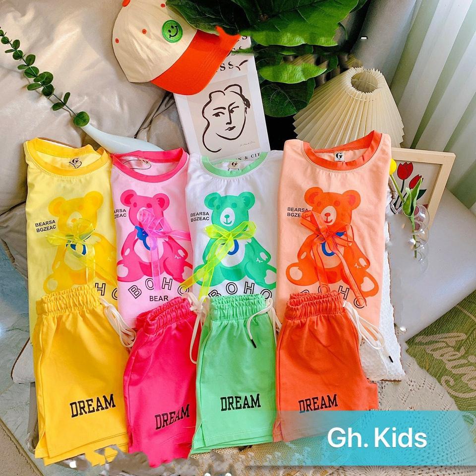 Quần áo bé gái, đồ bộ cho bé gái size 18-35kg chất cotton mềm mịn mát