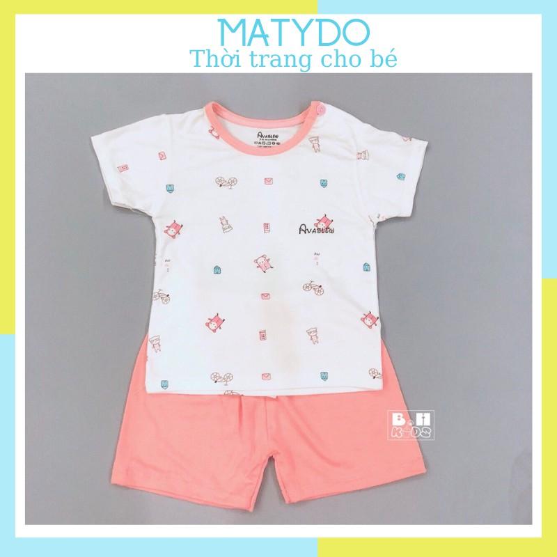 Bộ quần áo trẻ em thun cotton cho bé giá rẻ AV01