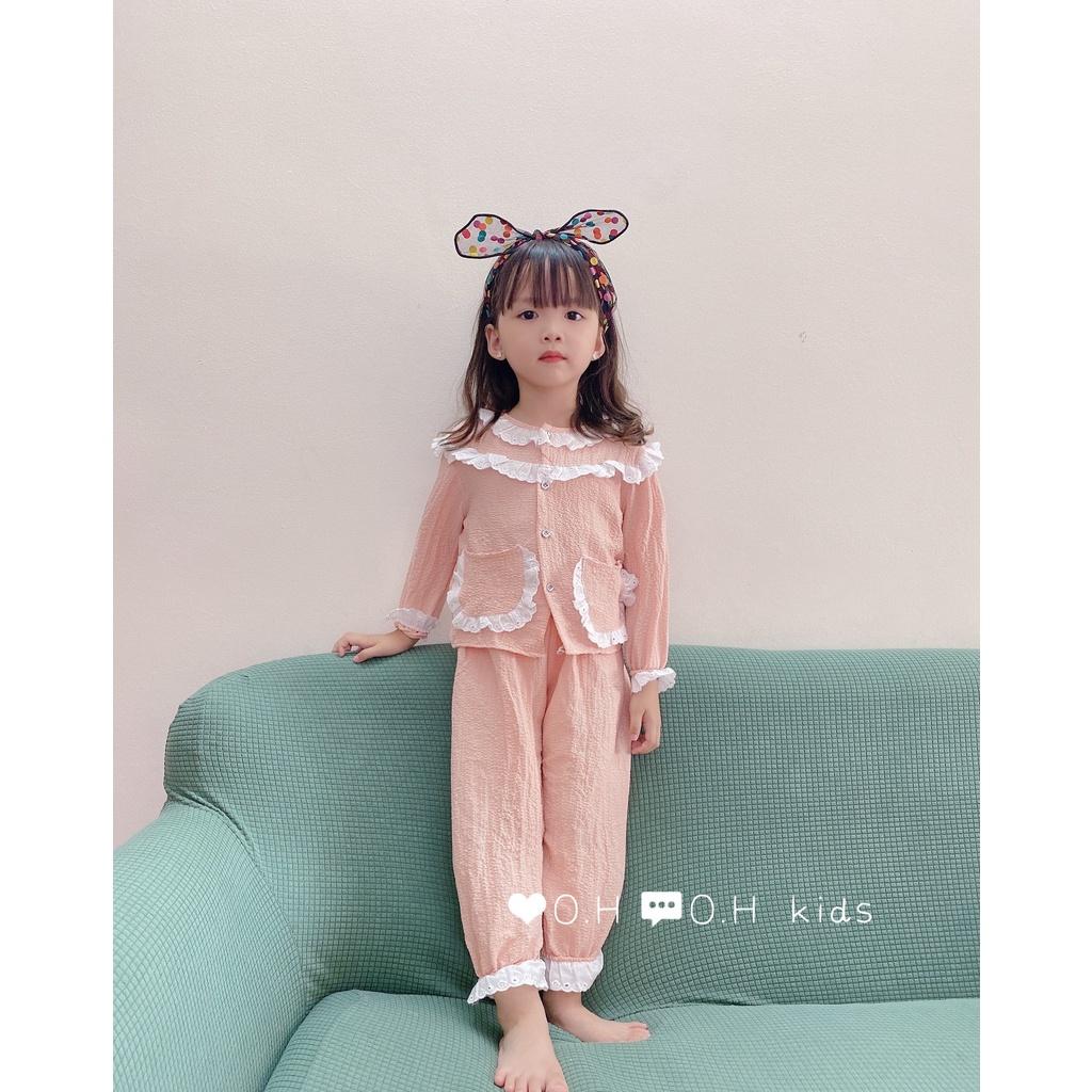 Bộ Đồ Ngủ Pijama Dài Tay Cho Bé Gái