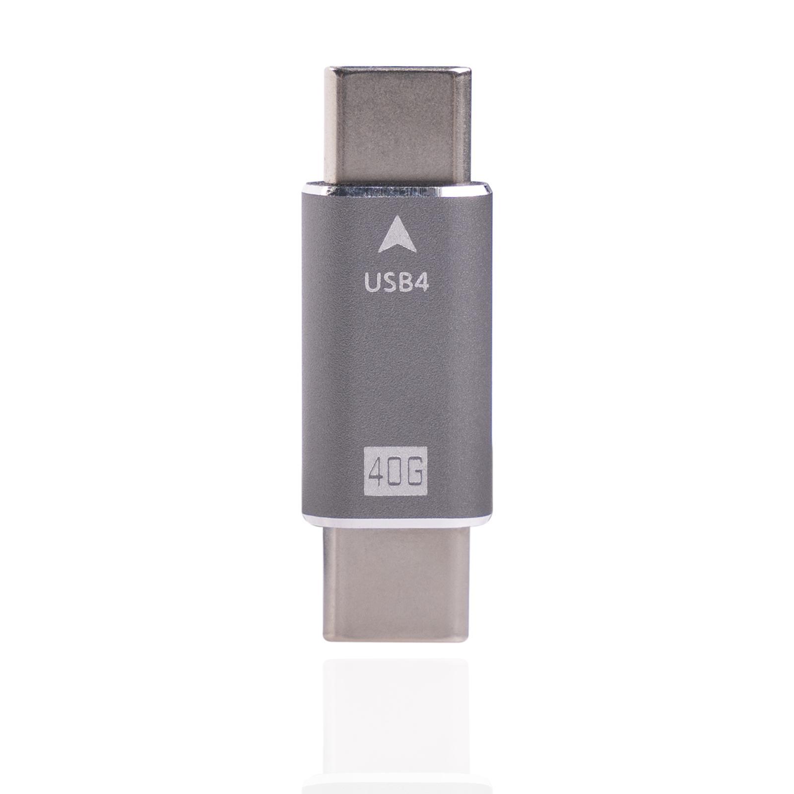 Adapter Male to Male Converter Port USB C USB 4.0 for Phone Electronic Device Data