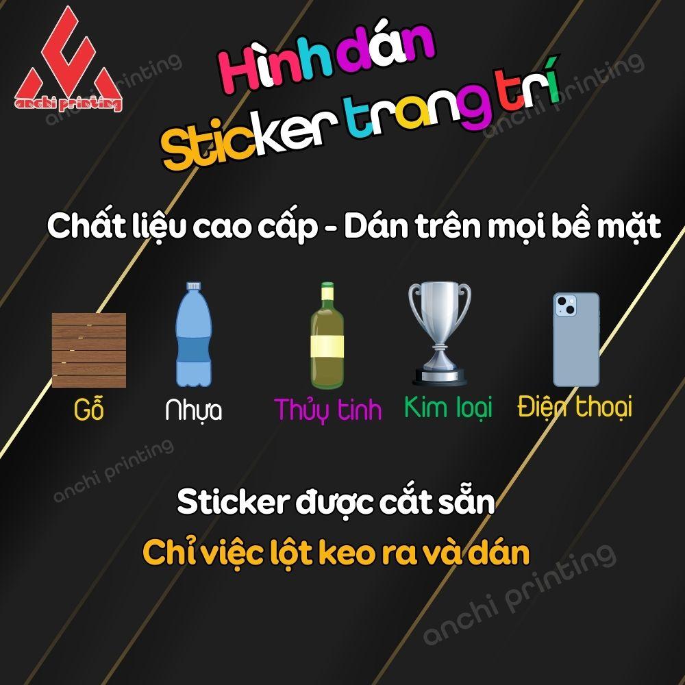 Tem logo decal tem sticker hội nhóm xe dán trang trí xe SOUTH VIETNAM SCOOTER TEAM - ANCHI PRINTING