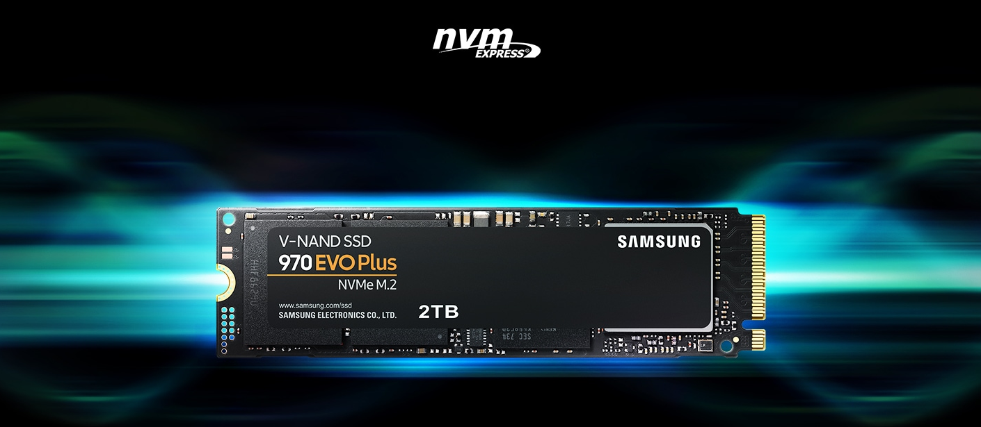 Ổ Cứ́ng SSD Samsung 970 EVO PLUS NVMe M.2 2280 PCIe - Hàng Chính Hãng