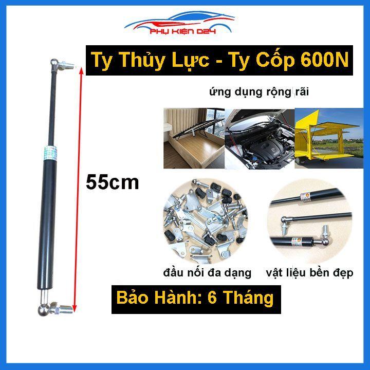 Ty thủy lực, tay nâng thanh chống cửa ty công nghiệp chịu lực 600N-60kg dài 55cm (giá/1chiếc)