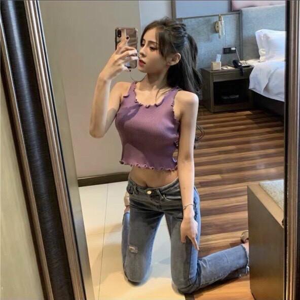 Áo 2 dây bèo xinh xắn