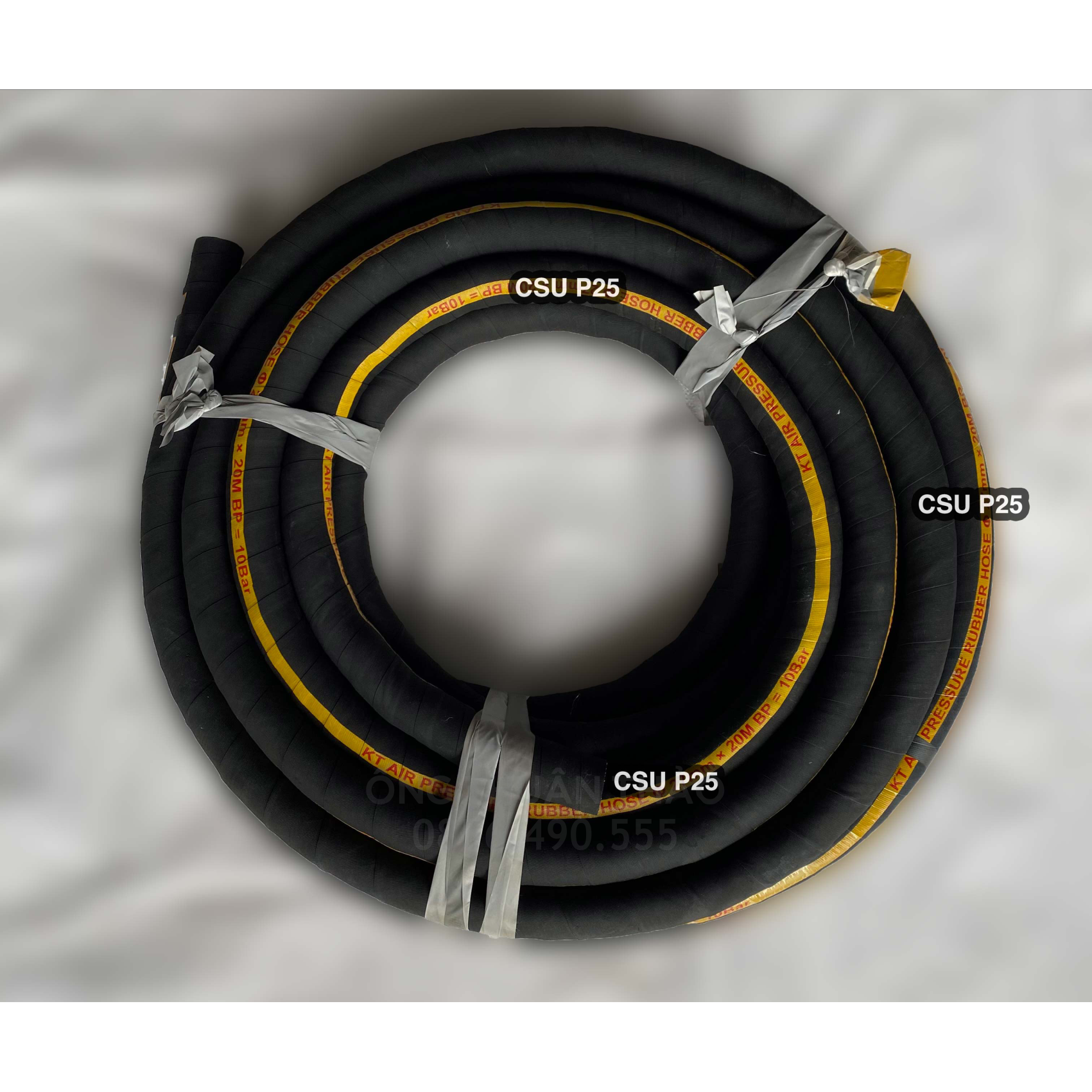 Ống Cao Su Bố Vải Phi 25mm CUỘN 20 MÉT - Hàng Nhập Khẩu - Ống Thuận Thảo