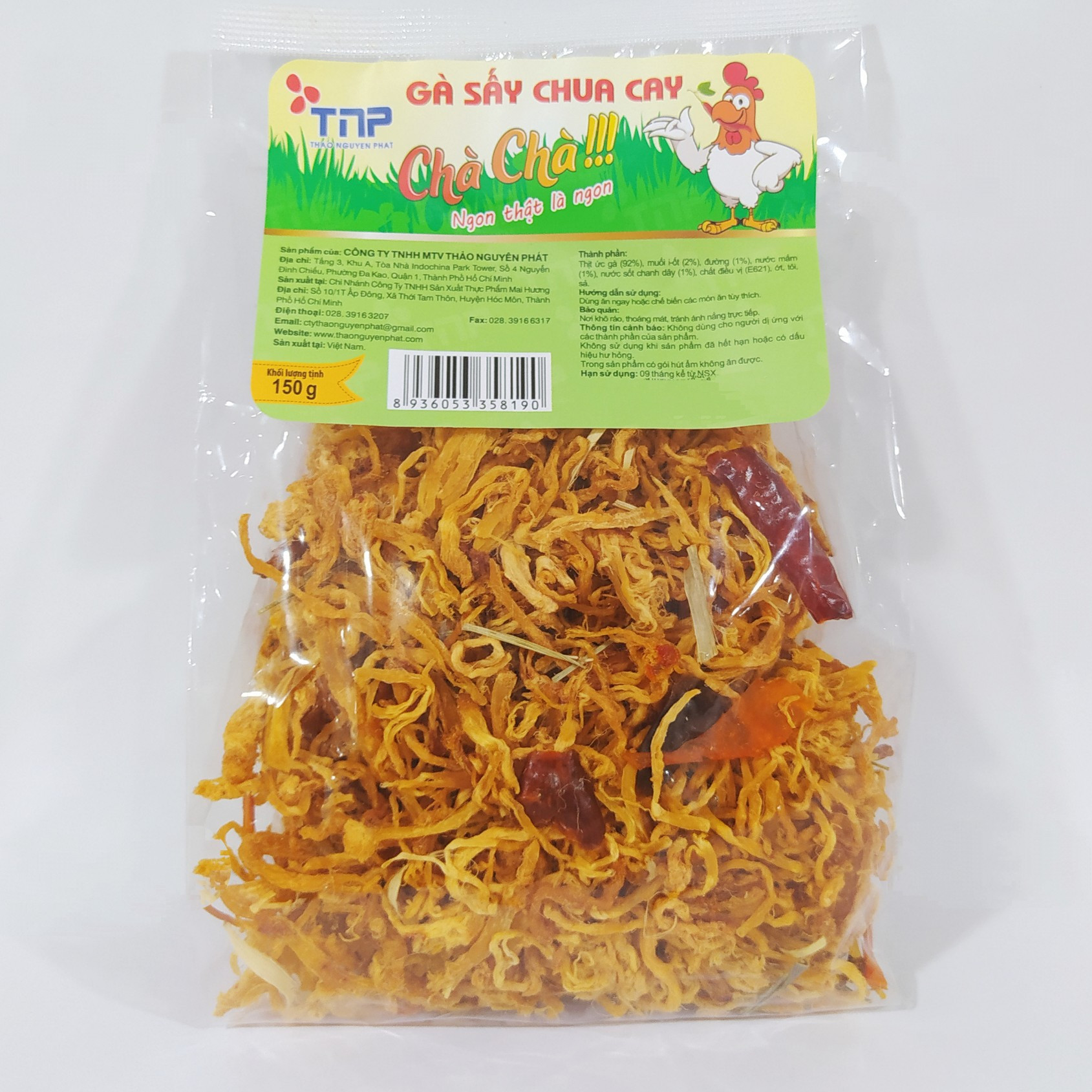 Gà sấy chua cay Chà Chà - Thảo Nguyên Phát gói 150g