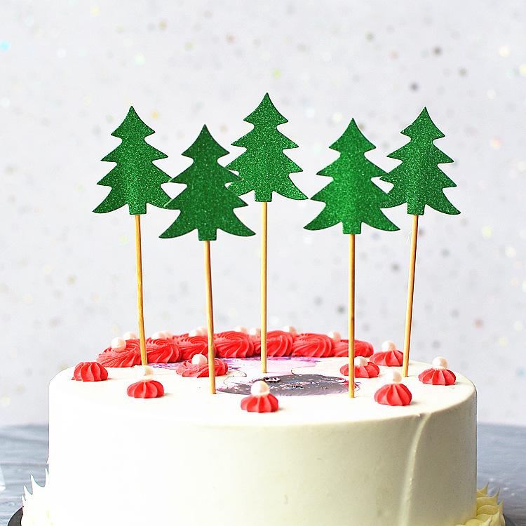 Que Cắm Trang Trí Bánh Kem Hình Chữ Merry Christmas