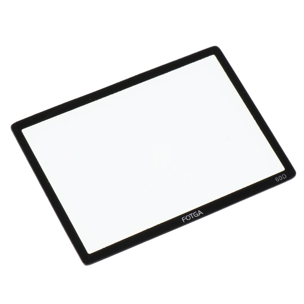 Replacement Optical Glass LCD Screen Protector Cover for 60D Camera