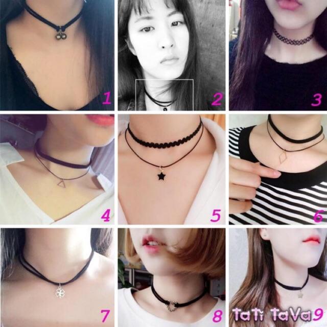 COMBO 9 VÒNG CỔ CHOCKER ĐẸP CÁ TÍNH Tatitava