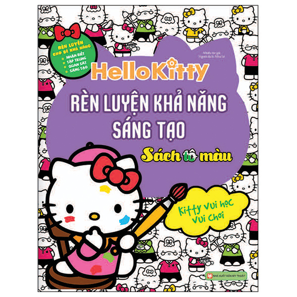 Bộ 4 Cuốn Hello Kitty- Sách Tô Màu: Rèn Luyện Khả Năng Cho