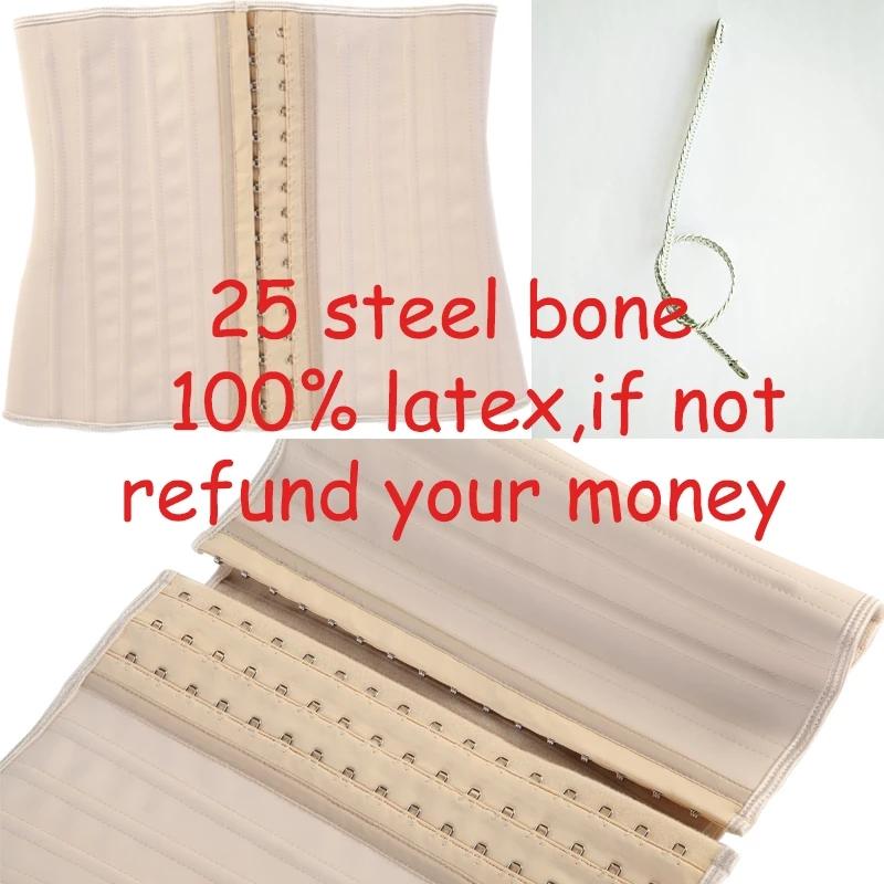 Cao Su Eo Huấn Luyện 25 Xương Thép Nữ Chất Kết Dính Và Shapers Áo Người Mẫu Dây Tập Toàn Thân Người Colombia Xắn Giảm Béo