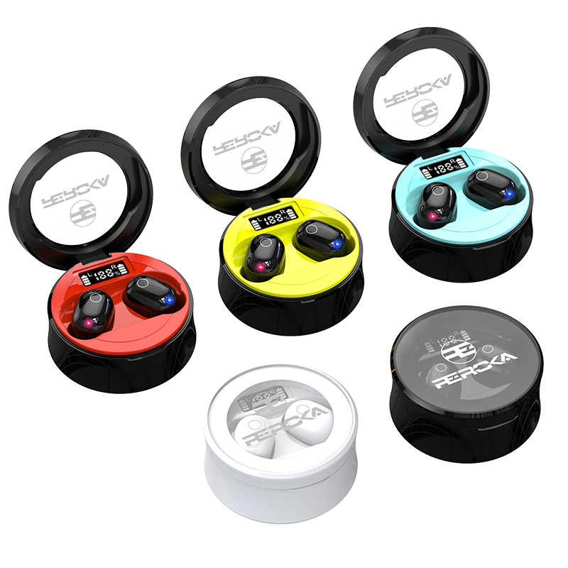 Tai Nghe Bluetooth Nhét Tai True Wireless Không Dây Reroka Beatzone Âm Thanh Nổi, Chống Ồn, Bass to, Treble trong, Pin Trâu, Kiểu Dáng Thể Thao Đeo Chắc Tai Nhiều Màu- Hàng Chính Hãng