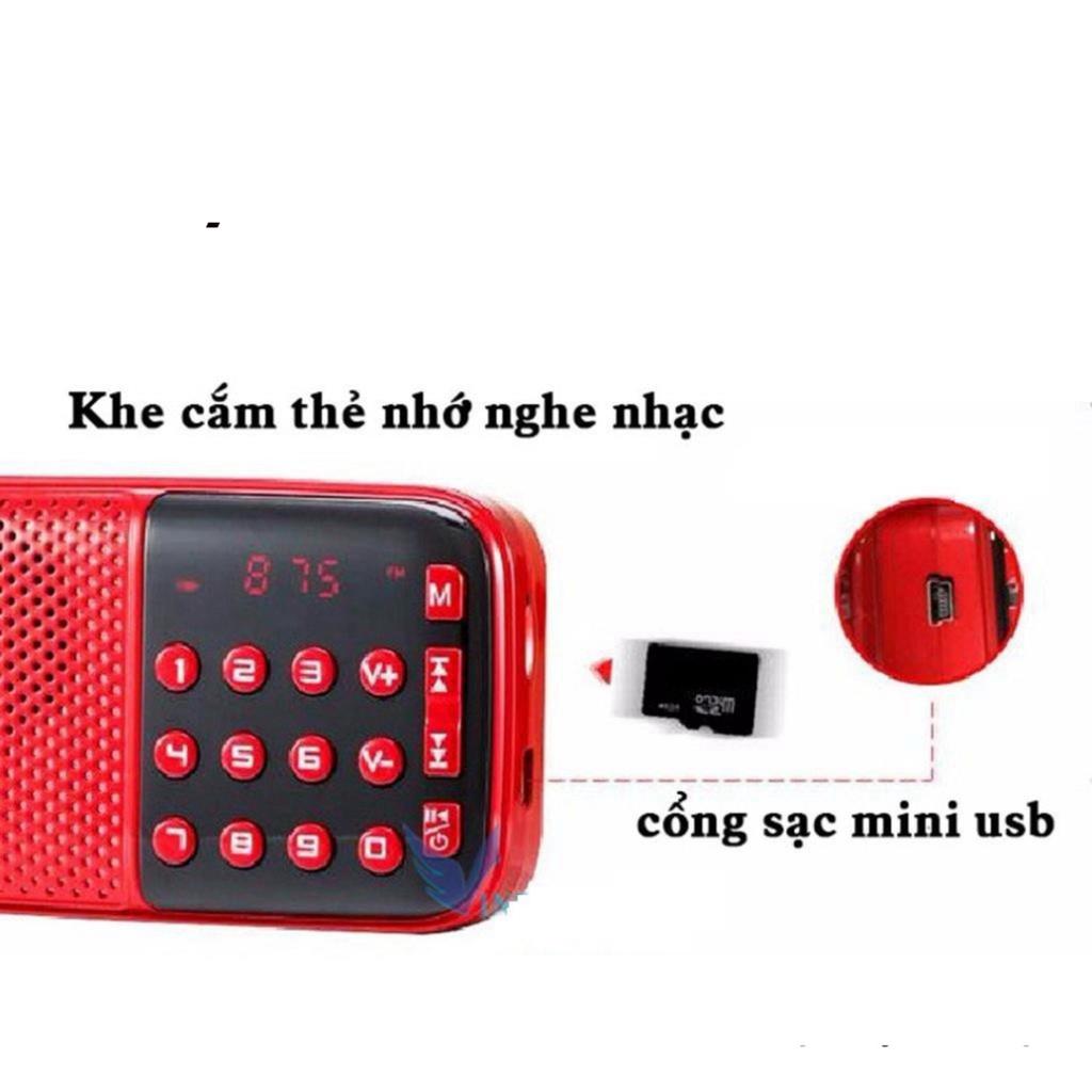 COMBO ĐÀI RADIO FM NGHE NHẠC QUA USB VÀ THẺ NHỚ KK - 11 TẶNG KÈM THẺ NHỚ NETAC 32GB