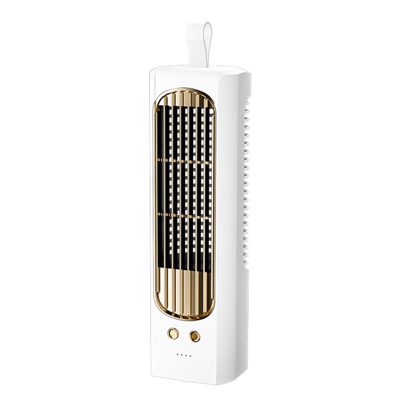 Desk Fan Personal Fan Portable Fan USB Rechargeable 3 Speeds Air Cooling Fan Bladeless Table Fan for Home Office Desktop