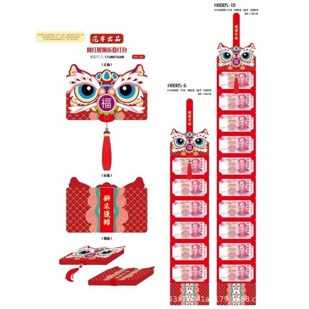 BAO LÌ XÌ GẤP 6 TẦNG VÀ 10 TẦNG