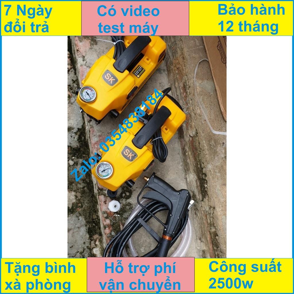 Máy rửa xe Sakura - DC1800-giá rẻ Tặng bình xịt tuyết